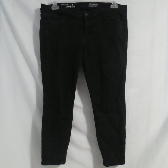 SMART SET INSIDER PREMIUM DENIM | Skinny Fit | size 33 | Black Denim | GUC - Picture 1 of 16